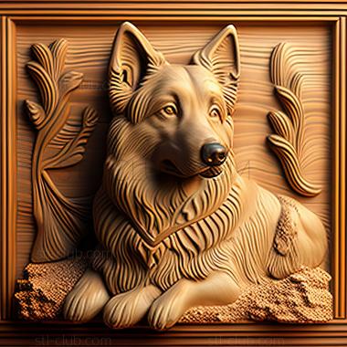 3D model st Maremmo Abruzzi Shepherd dog (STL)